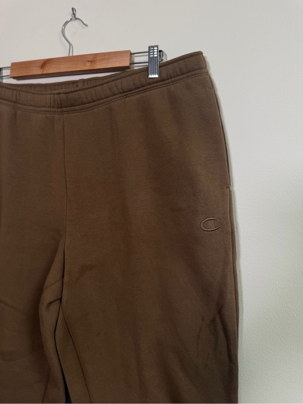 Champion Men's Brown Elastic Waist Joggers